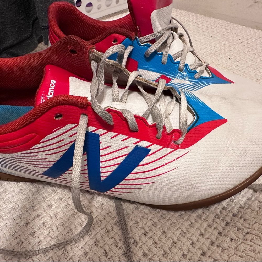 New Balance Furon V2 Dispatch men sz5 FG Football Soccer  Boots White Laser